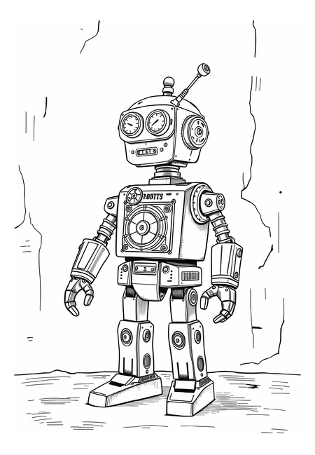 Vintage Robotika: Automatizovaná Elegance