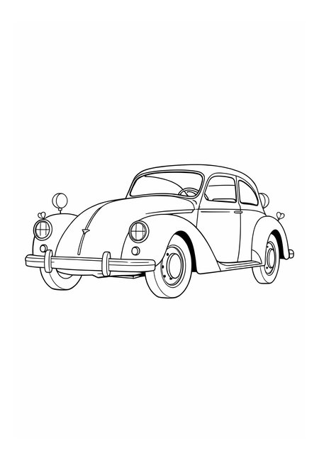 Klasické auto s retro designem