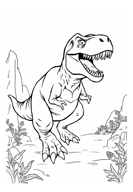 Tyrannosaurus rex v akci