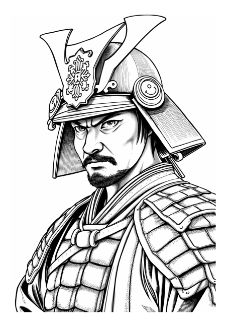 Autentický japonský samuraj: Tradiční oděv a impozantní helma
