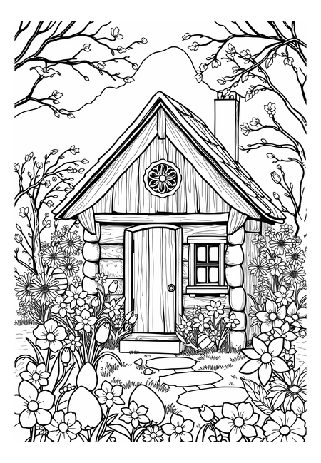 Kouzelná Chaloupka v Ráji Jarních Květin