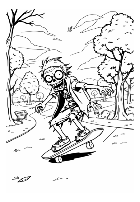 Skateboardové dobrodružství: Zombík v parku
