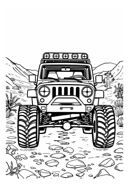 Terénní vozidlo na off-road dobrodružství