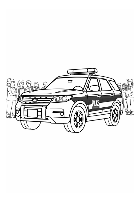 Policie auto pro záchranu a ochranu